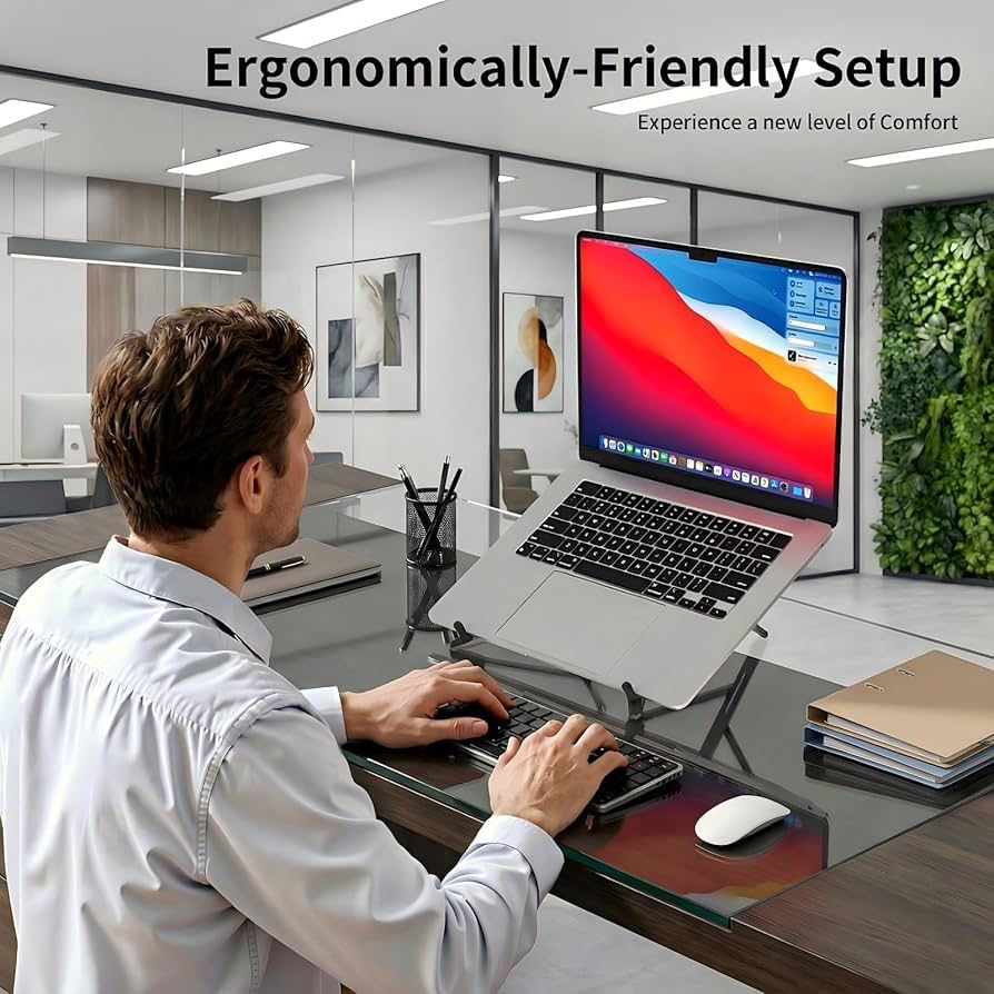 Support Ordinateur Portable Réglable et Ergonomique